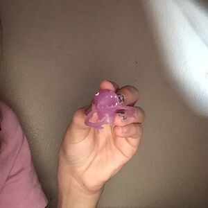 Purple finger puppet dinosaur 🦖